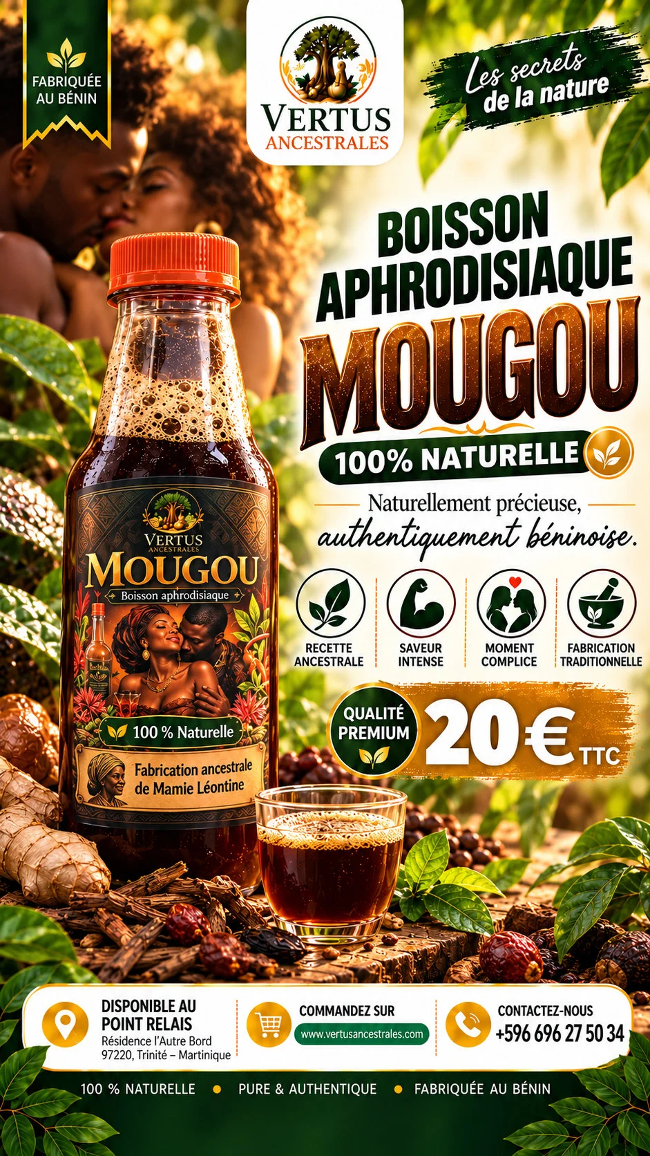 Boisson aphrodisiaque MOUGOU 330ml